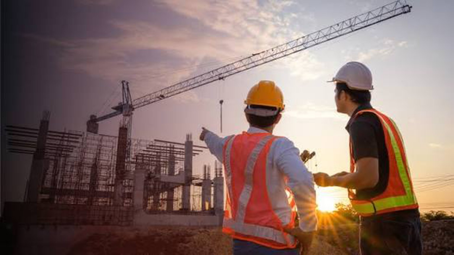 Ingénieurs sur un chantier