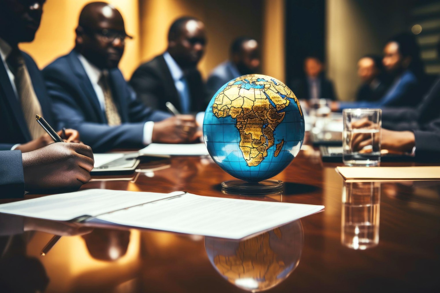 Réunion stratégique pour le développement en Afrique